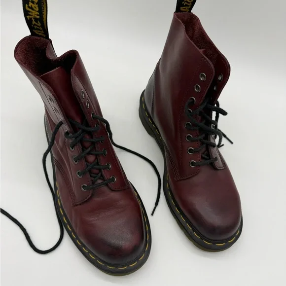 Men’s Dr. Martens 1460 Dark Red Lace-Up Boots